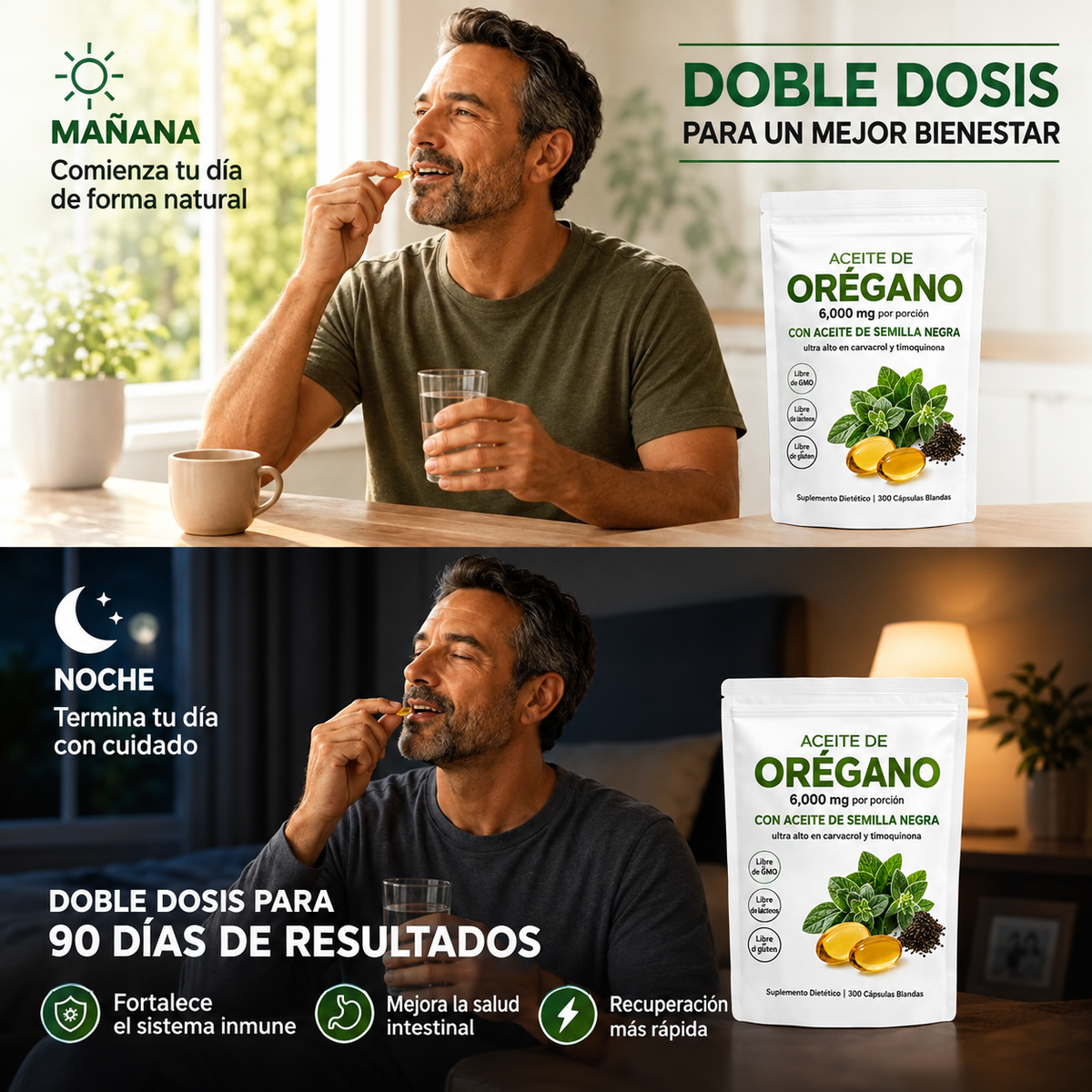 Aceite de Orégano con Aceite de Semilla Negra ™