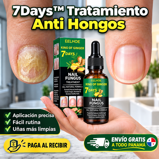 7Days™ Tratamiento Anti Hongos - Elimina Uñas Amarillas y las Fortalece desde 7 Días