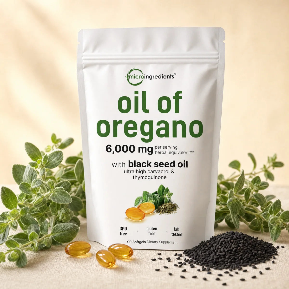 Aceite de Orégano con Aceite de Semilla Negra ™